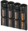 Storacell by Powerpax Slimline AAA Battery Storage Caddy, Holds 4 Batteries by Storacell