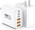 USB C Charger Block, 2 Pack 65W 6 Port USB C Wall Charger, 6 in 1 iPhone by Unknown