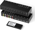 Azduou 4 AV Inputs + 4 HDMI 2.0 Inputs to HDMI Converter by Azduou