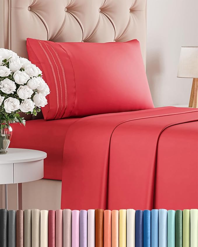 Twin XL Size 3 Piece Sheet Set by CGKUnlimited