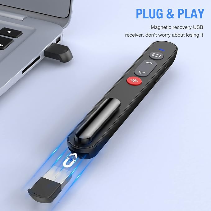 NinjajoyOX Presentation Clicker, Wireless Presenter Clicker - Image 5