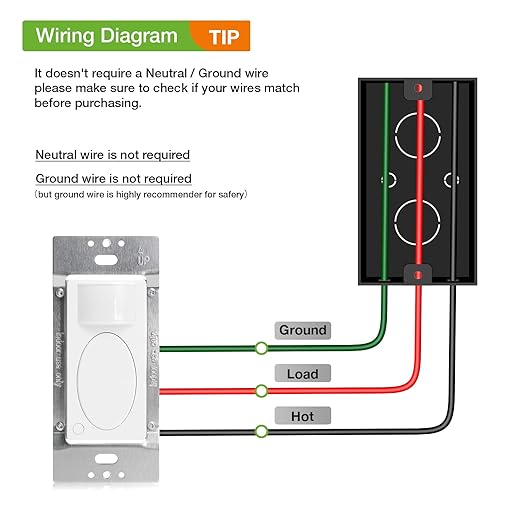 PIR Motion Sensor Light Switch, Occupancy Sensor Switch | 5Amp | Sigle-Pole | - Image 2