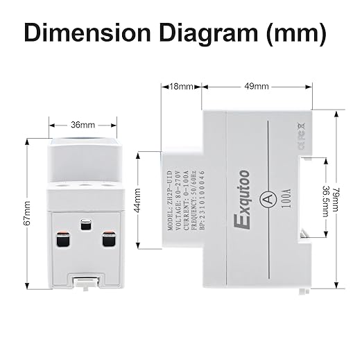 Exqutoo Digital Display Energy Meter - Image 5