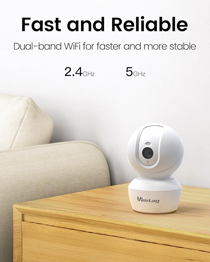VIMTAG 4MP 5G Security Camera Indoor, Pet Camera - Image 10