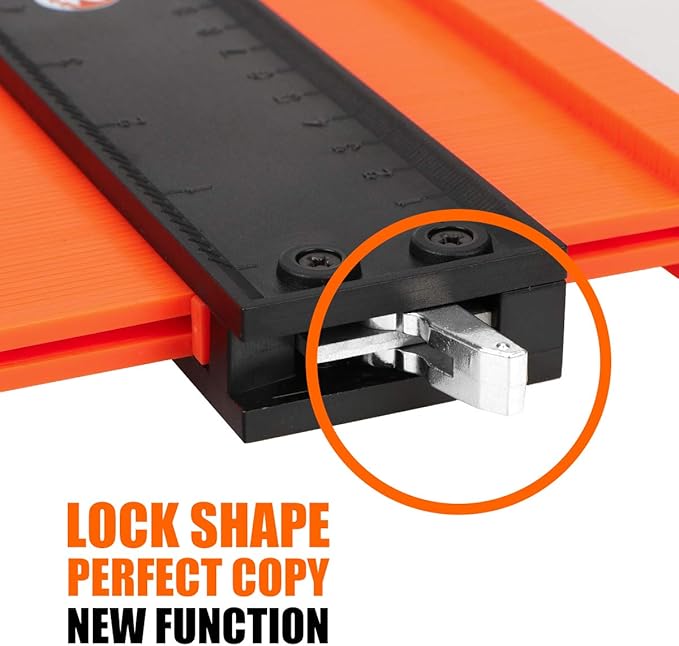 Saker Contour Gauge Tool for Woodworking & DIY, Profile Gauge - Image 3