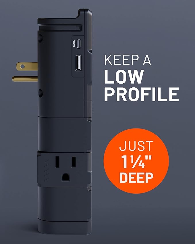 ECHOGEAR Wall Outlet with Surge Protection - Image 6