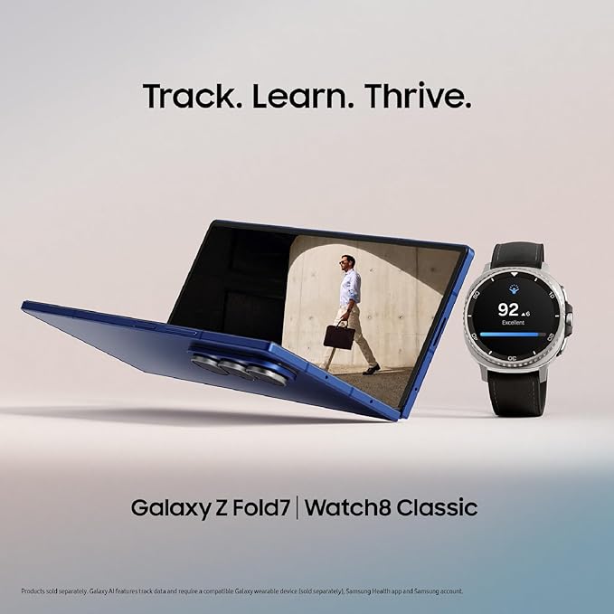 Samsung Galaxy Watch 8 Classic 46mm LTE Smartwatch, Cushion Design, Rotating - Image 9