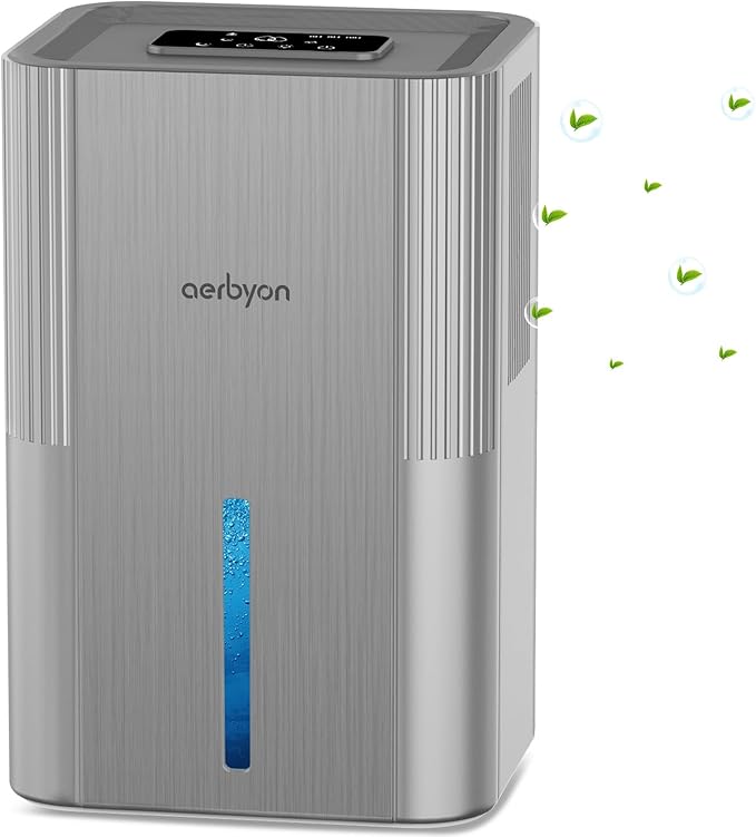 Aerbyon Dehumidifiers for Home 95 OZ Water Tank Dehumidifier for Bathroom by aerbyon