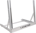 Sound Town 8U Aluminum 2-Post Desktop Open-Frame Rack, Angle Adjustable by SOUNDTOWN