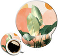 Ergonomic Mouse Pad with Wrist Support, Mouse Pad with Wrist Rest and Coaster by Dooke