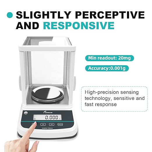 JOANLAB Analytical Balance 500g x 1mg Scale High Precision 0.001g Accuracy - Image 7