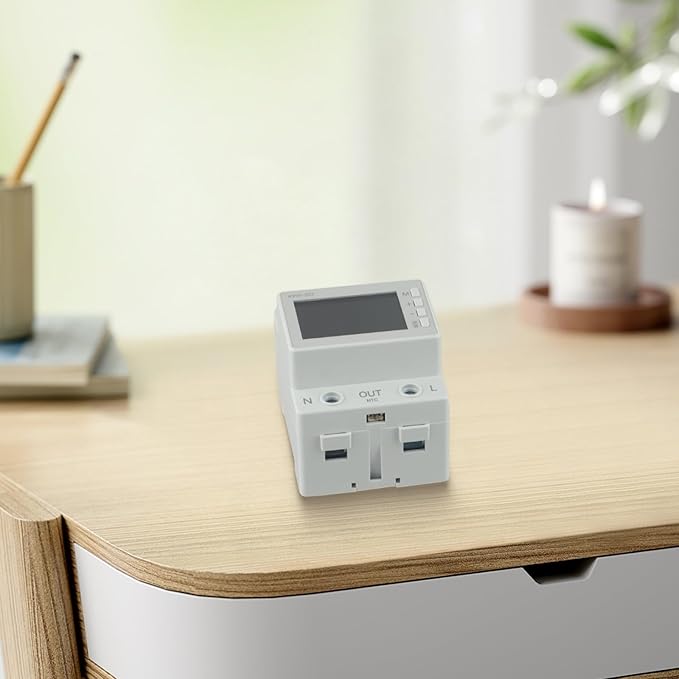 LCD Digital Energy Meter, Single Phase Energy Meter, Din Rail Electricity Usage - Image 2