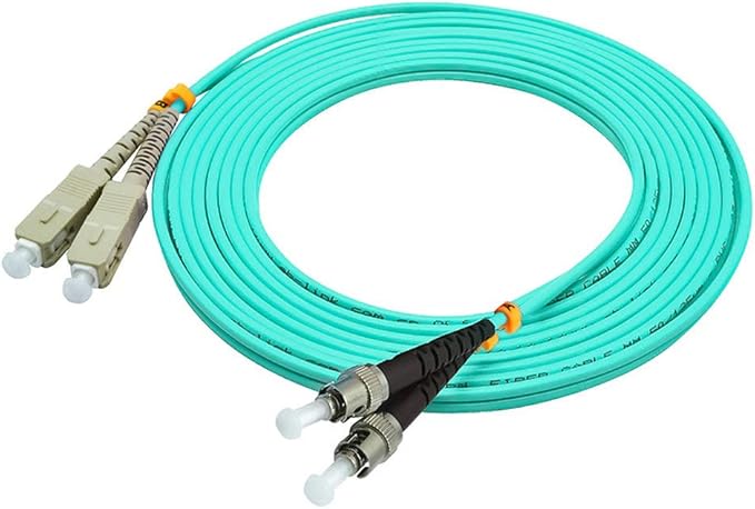 Jeirdus 3Meters 10ft SC to ST Duplex 50/125 10G OM3 Multi-Mode Fiber Optic - Image 4
