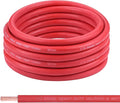 Shirbly 1/0 Gauge Battery Cable, 30FT Red 1/0 AWG Pure Copper Wire Welding Cable by Shirbly