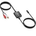 eSynic RCA to Optical Audio Converter-7ft Cable Long-Only from RCA to SPDIF by eSynic