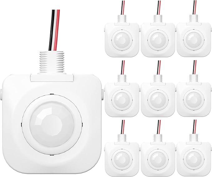 Everelectrix Single Pack Ceiling Occupancy Motion Sensor, Passive Infrared by EverElectrix