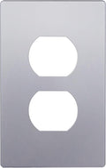 ENERLITES Elite Series Duplex Outlet Receptacle Cover, Screwless Wall Plate by Enerlites