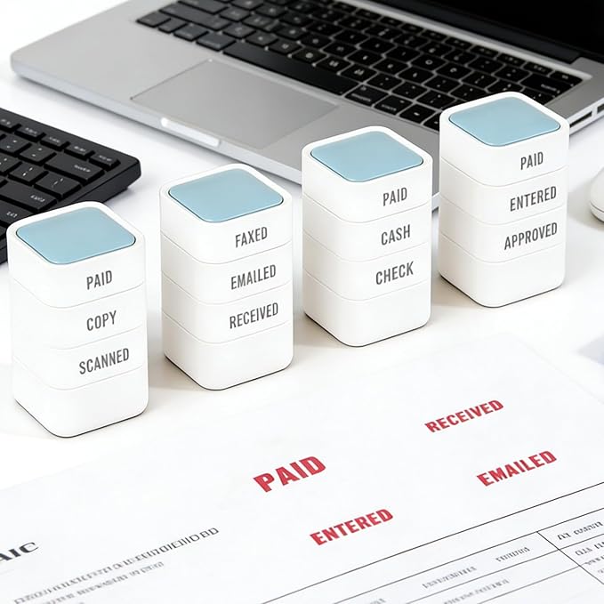 3-in-1 Paid Cash/Paid Check/Paid Credit Stamps in Full - Image 5
