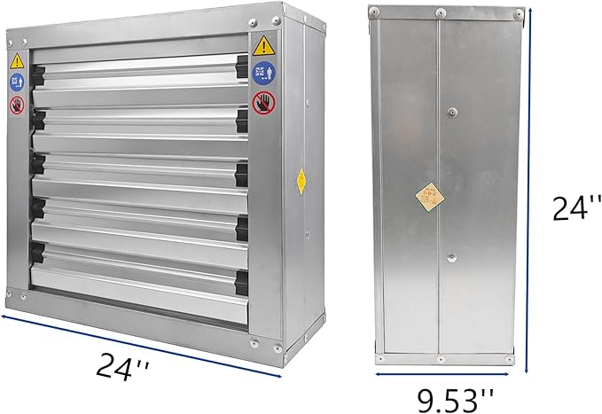 GRELWT 24" Wall Mounted Exhaust Fan - Image 2