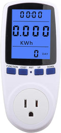 LED Watt Power Meter Plug, Home Electricity Usage Monitor by flexman