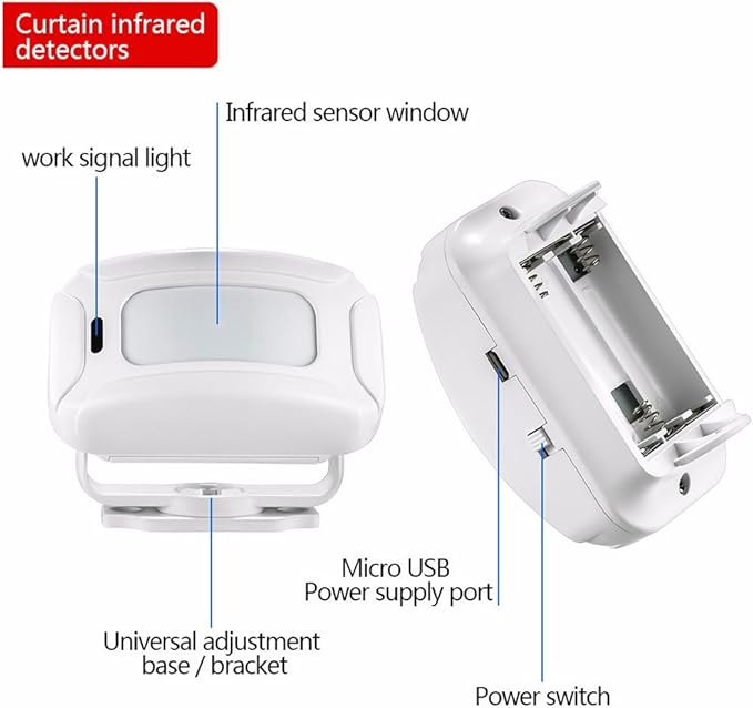 HENDUN Motion Sensor Door Bells Chime - Image 5