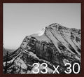 Frame It Easy 33 x 30 Merlot Wood Frame by FrameItEasy