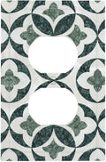 Bvtewkhz Green Luxury Modern Cubic Marble Cubic Marble Duplex Outlet Decorative by Unknown