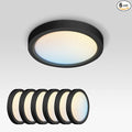 ASD LED 5" Round Flush Mount Ceiling Light Fixture, Low Profile Surface by ASDLightingCorporation