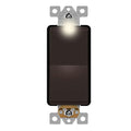 LIDER Minimalist Design Matte Finish Lighted 4-Way Decorator Light Switch by LIDER