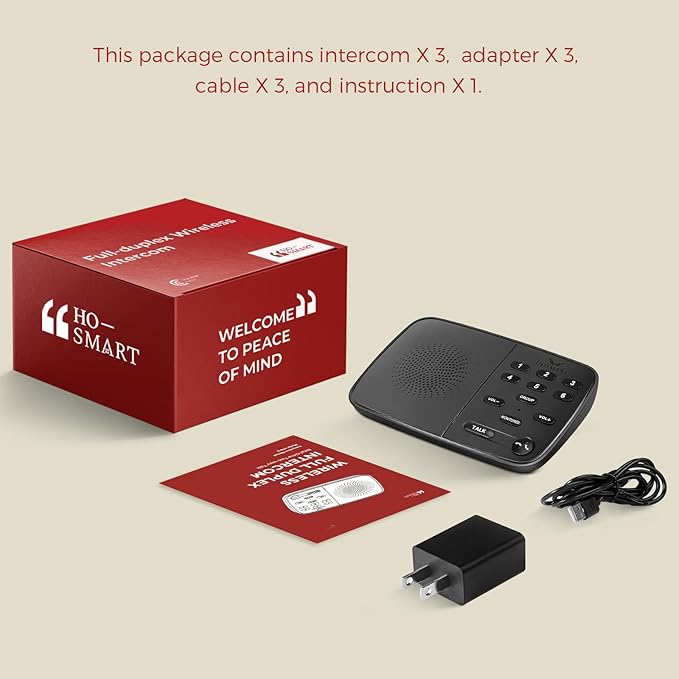 Hosmart Intercoms Wireless for Home UltraSpeak Pro, 2025 Full Duplex Wireless - Image 9