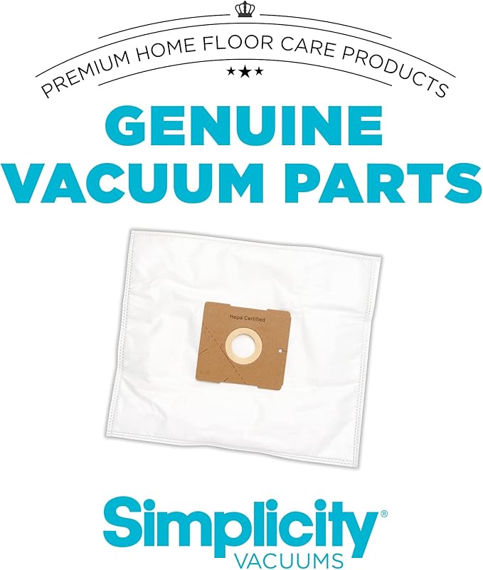 Simplicity Vacuums SZH-6 Jill Canister Vacuum Replacement Bags - Image 10