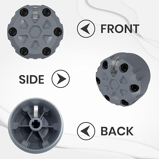 4 Pack - 2nd Gen Tacoma Accessories AC Knob Upgrade - 2005, 2015 Tacoma Climate - Image 5