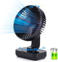 Digibond Oscillating Fan 5.1in Small Wall Mounted Oscillating Desk Fan Auto 90° by DigibondFanFamily