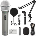 SAMSON Q2U Recording & Podcasting Pack | Gray Bundled by Samson