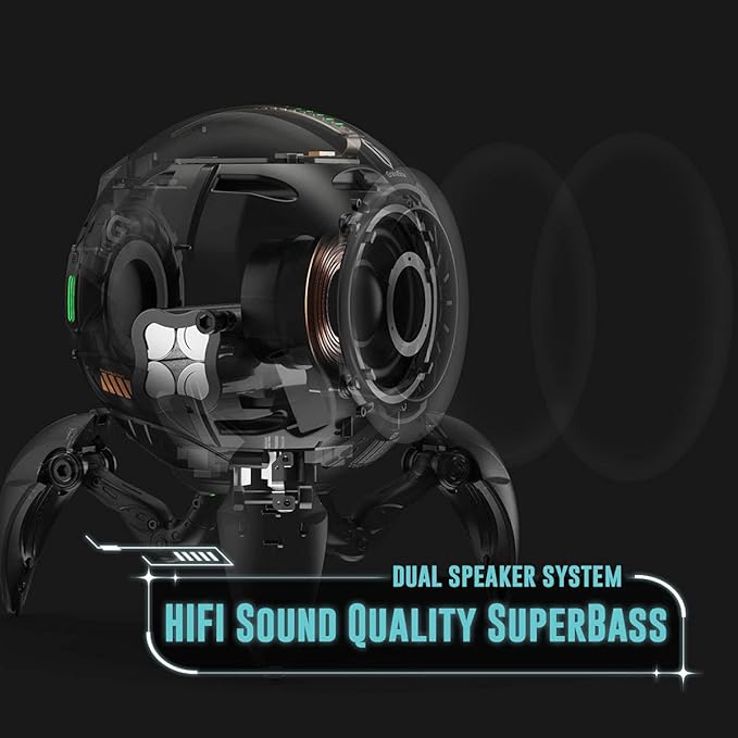 GravaStar Mars Pro Bluetooth Speaker, Deep Bass Loud Stereo Sound, 15H Playtime - Image 3