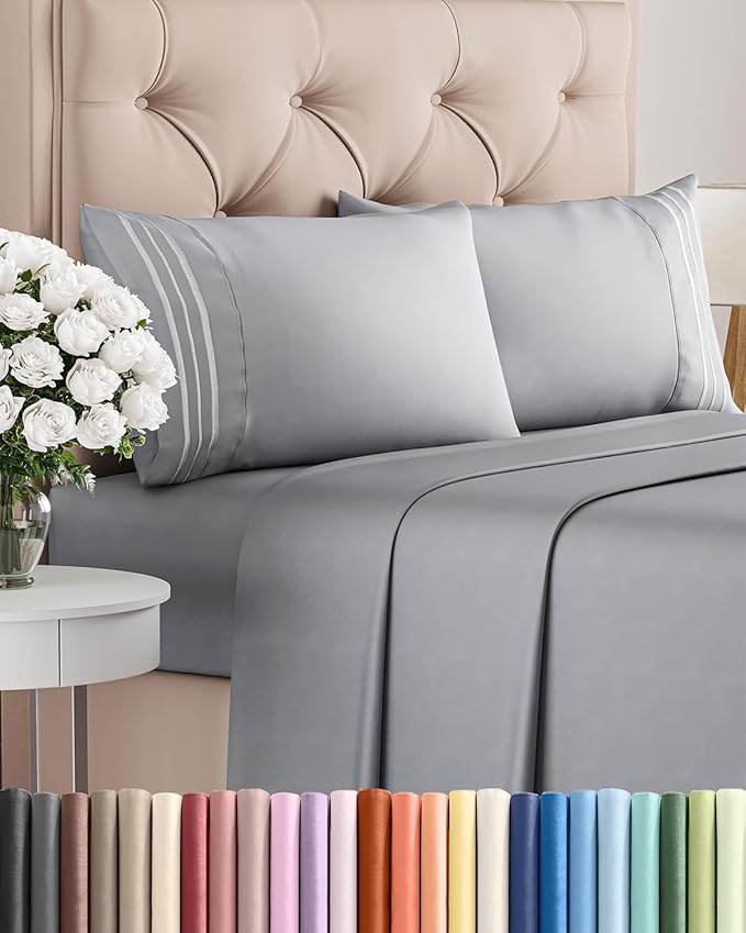 Cal King Size 4 Piece Sheet Set by CGKUnlimited