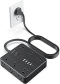 AOFO 10FT Surge Protector Power Strip, 12 AC Outlets by AOFO