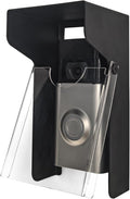 Flip Video Metal Doorbell Rain Cover Sun Shield Hood Plate, Weather Protection by dgyezhao