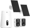 Hiseeu Security Cameras Wireless Outdoor, 2 Cam-Kit, Expandable to 10CH by Hiseeu