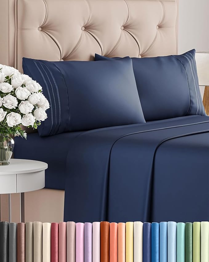 Queen Size 4 Piece Sheet Set by CGKUnlimited
