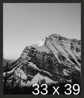Frame It Easy 33 x 39 Coffee Wood Frame by FrameItEasy