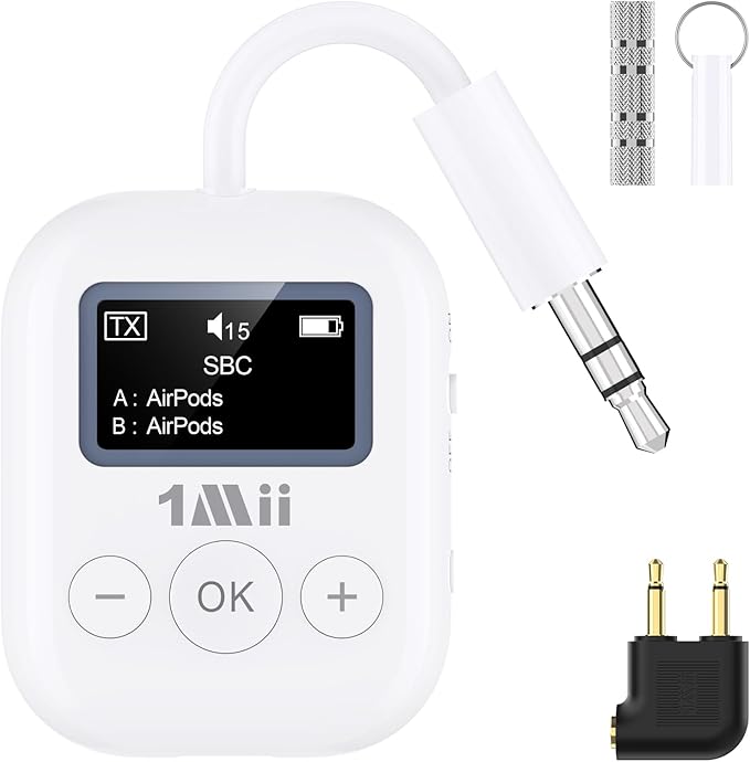 1Mii Airplane Bluetooth 5.3 Transmitter by 1Mii
