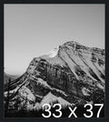 Frame It Easy 33 x 37 Black Wood Frame by FrameItEasy