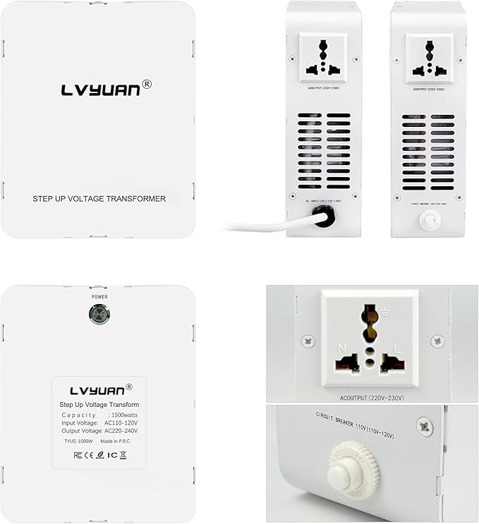 LVYUAN 3000W Watt Voltage Transformer Converter Step Up/Down Converter 110/120 - Image 6