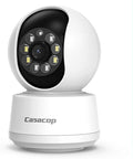 Smart Security Camera, 1080p Home Security Camera, Pan & Tilt 2.4Ghz Indoor IP by CASACOP
