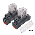 TWTADE/2PCS AC 24V Relay 10A Electromagnetic Power Coil Relay 10A 8 Pins 2DPT by TWTADE