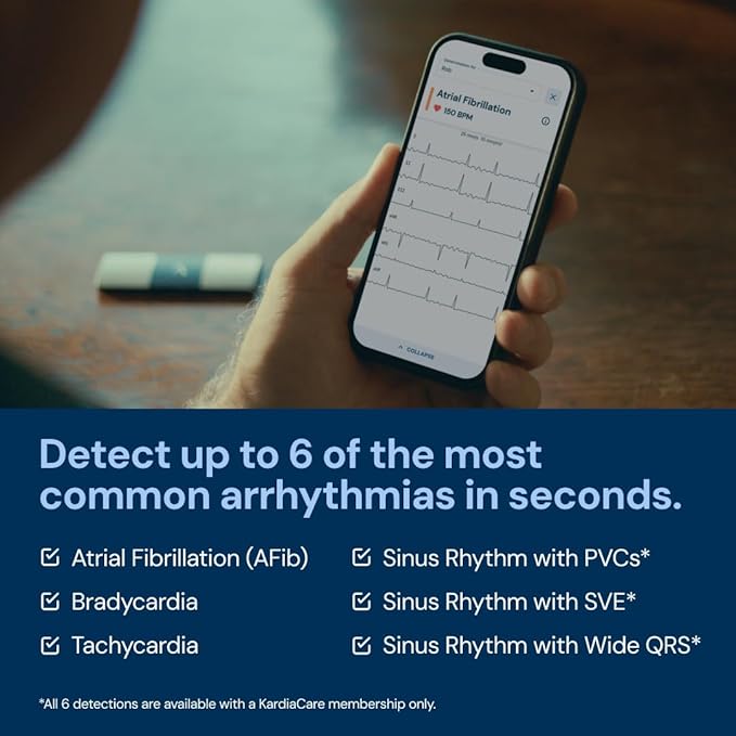 AliveCor KardiaMobile 6-Lead Personal EKG Monitor – Six Views of The Heart – - Image 5