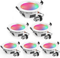 VANANCE 4" Smart Recessed Lighting 6 Pack, 2700K~6500K, Color Changing Retrofit by Vanance