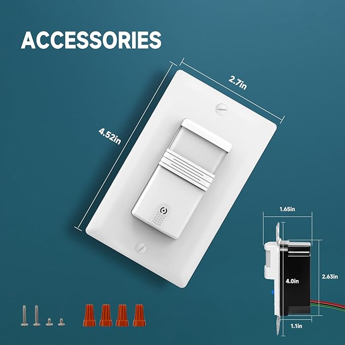 ECOELER Motion Sensor Light Switch, Occupancy & Vacancy Model Motion Activated - Image 7