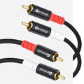 Devinal 16FT RCA Cables, 2RCA to 3RCA Audio Cable, Male Stereo RCA Cord by Devinal